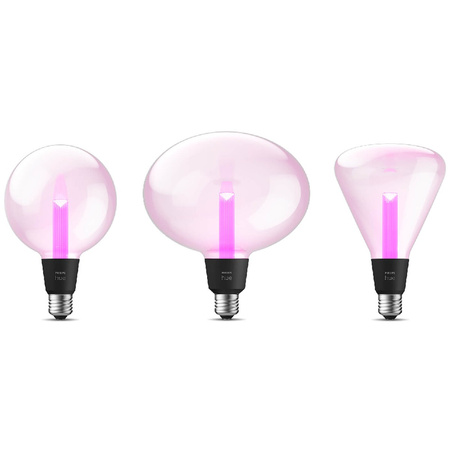 LED Ellipse E27 6.5W CCT RGB PHILIPS HUE Lightguide Bluetooth Zigbee Glühbirne