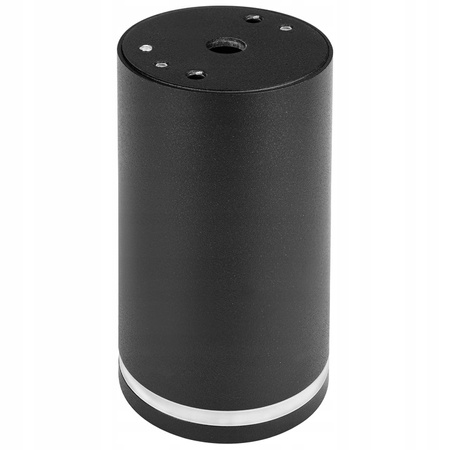 Aufputz-Halogen-Röhrenreflektor Spot GU10 Rund Schwarzer Ring Masterled