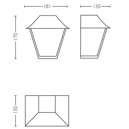 Gartenleuchte LED Wandleuchte ALPENGLOW myGarden E27 IP44 Laterne Schwarz PHILIPS
