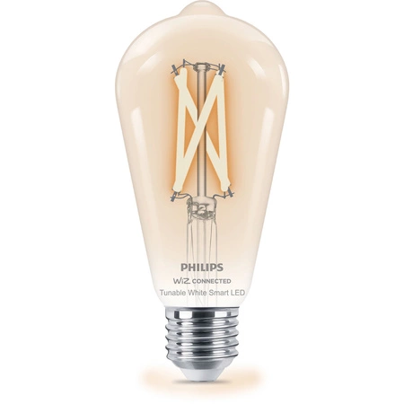 LED-Lampe E27 ST64 7W = 60W 2700-6500K FILAMENT SMART WiFi Philips WiZ