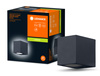 Wandleuchte ENDURA Classic Square Down Schwarz LEDVANCE