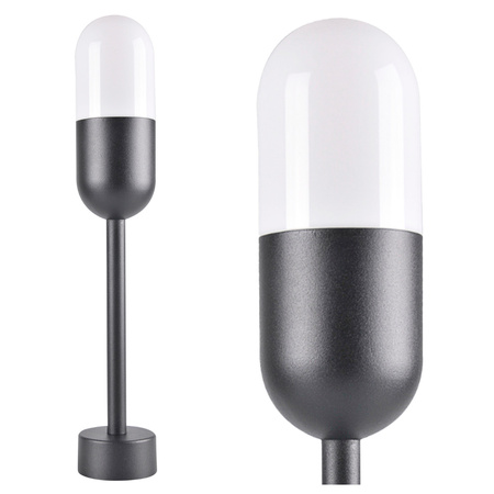 Gartenpfosten HORTEN 1x E27 44 cm GOLDLUX (Polux) Schwarz 314154