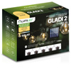 20x LED Solar Lichterkette, Außen Garten Lichterkette 7.5m 3000K warm GLADI 2 LUMILED