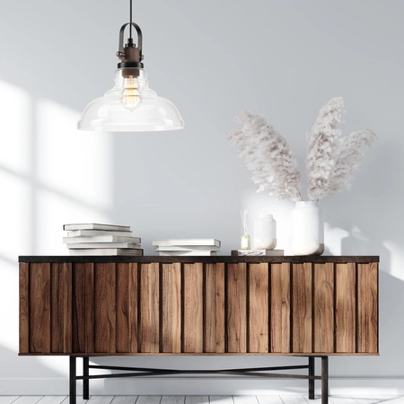 MATTEO E27 Schwarz Kupfer Loft Hängeleuchte LM-1.1/82 Lamkur