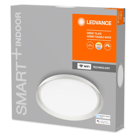LED Deckenleuchte weiß ORBIS Plate 24W 2500lm warm-kalt 43cm SMART+ WiFi LEDVANCE