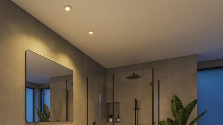 Unterputz LED Hermetic IP44 Badezimmerleuchte 4.2W 400lm IP44 Weiß Ambiance TW Weiß Smart SMART Zigbee Bluetooth Adore Philips HUE