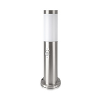 Gartenlampenmast E27 IP44 Mit Bewegungssensor 45CM E27 Satiniertes Nickel VT-838 V-TAC