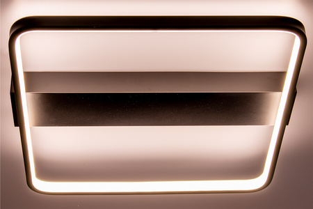 Kronleuchter LED-Deckenleuchte Galax 40W schwarz + Fernbedienung