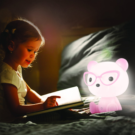 LED Dekorative Lampe 2.5W 59lm Rosa Dimmbar Teddybär Sanico Goldlux