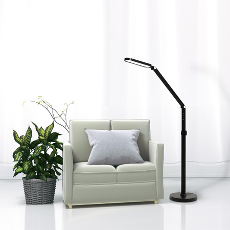 LED Stehleuchte 13W 700lm CCT 120° Schwarz Dimmbar Ferrara Sanico Goldlux