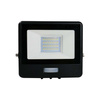 LED Fluter 20W 1510lm 4000K IP65 Schwarz mit Muffe, Bewegungssensor und CUT-OFF-Funktion Samsung Chip VT-128S-B V-TAC