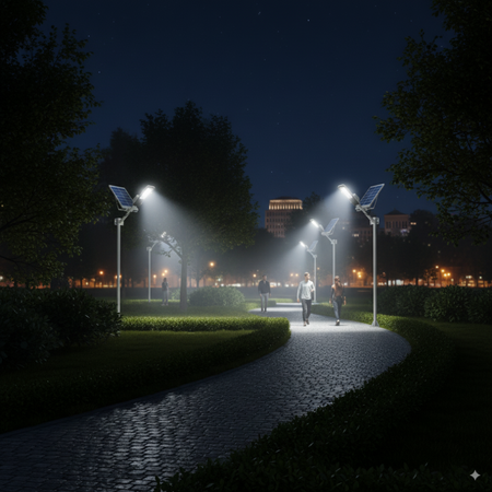 LED Solar Straßenlaterne 800W 6500K Laterne mit Halterung und Fernbedienung