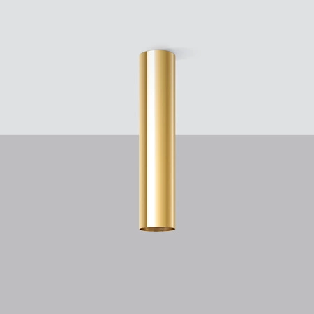 Deckenanbauleuchte LAGOS 30 Spot Tuba GU10 Gold Modern SOLLUX