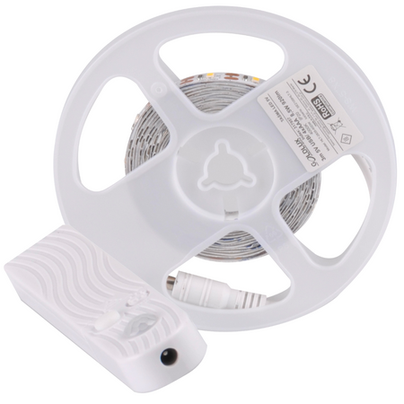 LED-Streifen mit Bewegungs- und Dämmerungssensor 8,5W 920lm 4000K Neutral 1,5V Weiß 2m Sanico Goldlux