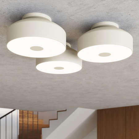 LED Plafond Deckenleuchte 4x E27 Beige OMIQ Crimson SL.1679 Sollux