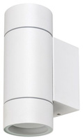 Gartenlampe LED Wandleuchte PHOENIX 2xGU10 IP54 Up-Down Tube Weiß RABALUX