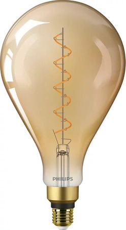 LED Lampen E27 A160 4,5 W = 28 W, 300 lm, 1800 K, warmes Filament, bernsteinfarben, PHILIPS