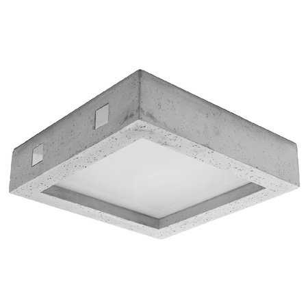 Anbauleuchte RIZA LED 18W 3000K Deckenaufbauleuchten Industriegrau SOLLUX