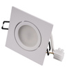 TRIX 3in1 GU10 6W 3000K WHITE MAT LUMILED quadratische bewegliche Halogen-Einbauleuchte