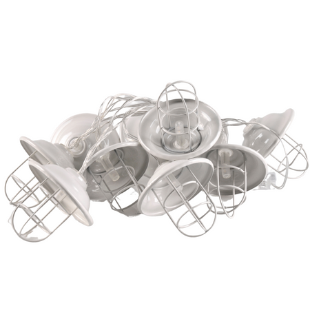 Batteriebetriebene LED-Gartengirlande 2,1 m betrieben mit 2xAA LOFT GOLDLUX Batterien (Polux)