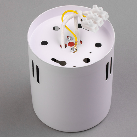 Aufbauleuchte E27, Aufbauspot Runde Tube Weiß Fest APUS 10 LUMILED