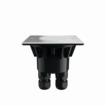 LED-Gartenleuchte Bodenmontage CRUST myGarden 3W IP67 Quadratisch Silber PHILIPS