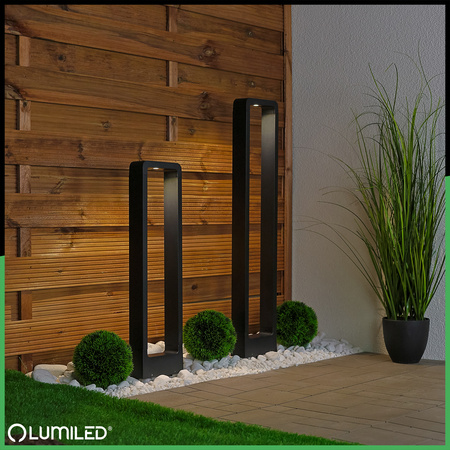 Gartenleuchte 10W, Außenstehleuchte Pollerleuchte 60cm ERICA LUMILED