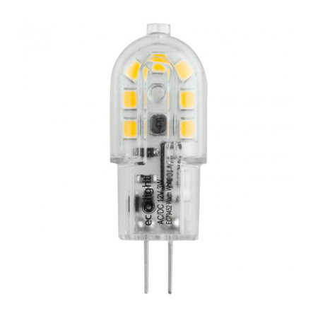 LED G4 CAPSULE MINI Glühbirne 3W = 25W 270lm 3000K Warm 12V AC/DC SMD ECOLIGHT