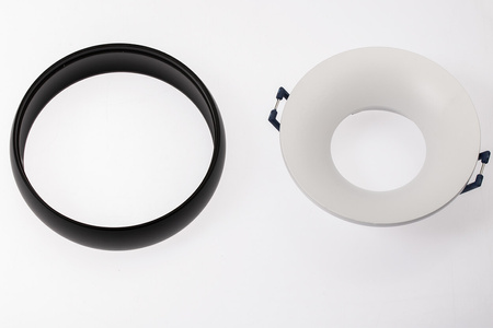 Einbaustrahler GU10, Einbauspot HALOGEN Runde Schwarz COLOSEUM LUMILED