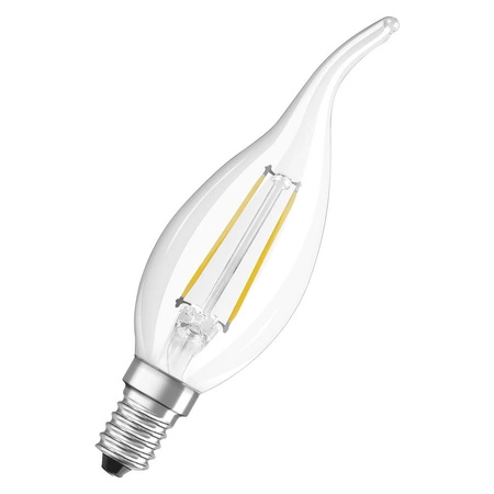 LED Leuchtmittel E14 BA35 2,5W = 25W 250lm 2700K Warm 300° OSRAM STAR Filament
