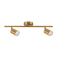 Wand- & Deckenstrahler 2x GU10 Gold GOLDI Sanico Goldlux
