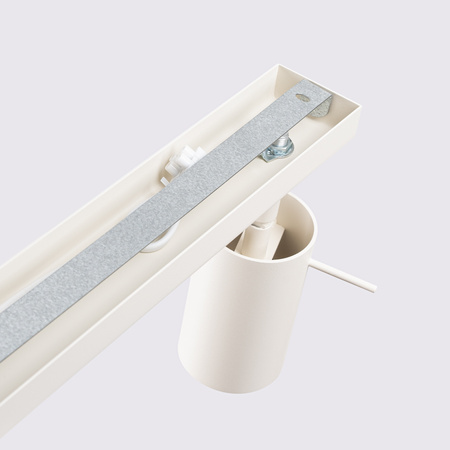 Tuba Spot Reflektor Deckenleuchte 3x GU10 Beige Ring Bittersweet Shimmer SL.1496 Sollux