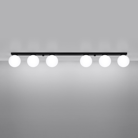 YOLI 6 6xG9 Schwarz Modern SOLLUX Deckenleuchte