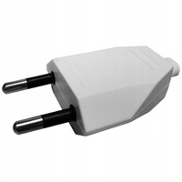 Elektrostecker Flachstecker 2P 25A 250V abnehmbar weiß ORNO