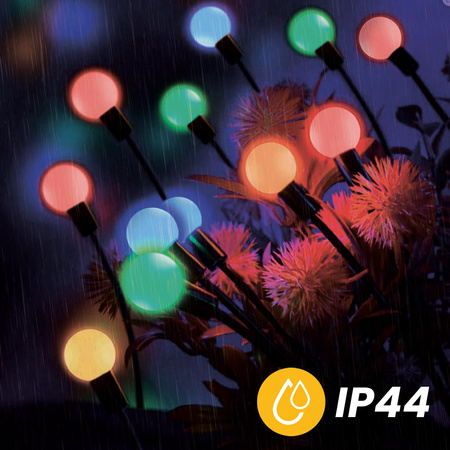 Solar Gartenlampe LED TULIO Angetriebene Dekorative Gebläsekugeln RGB LUMILED