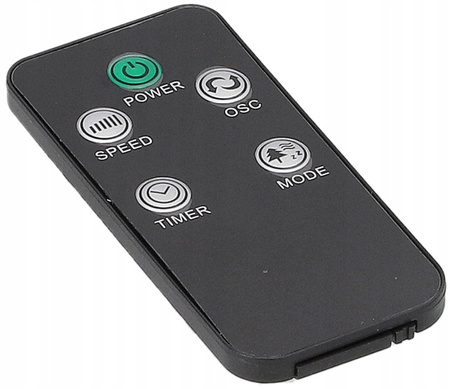 Säulenventilator Rohr-Luftzirkulator Standventilator Schwarz 92cm 45W + Fernbedienung