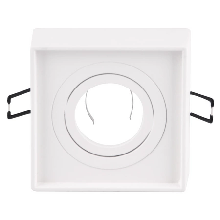 Deckeneinbauleuchte MR16 GAJA Tuba Spot Square Movable Weiß GOLDLUX