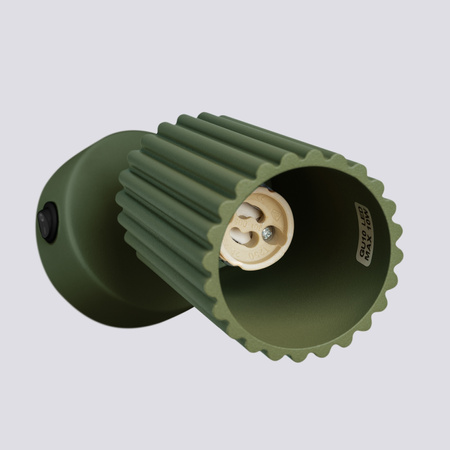 Wandleuchte Wandleuchte Reflektor Tuba Spot GU10 Olive Carbon Deep Space SL.1617 Sollux