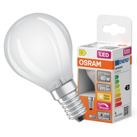LED-Lampe P45 Ball E14 3.4W = 40W 470lm 2700K Warm CRI90 300° Filament Dimmbar SUPERSTAR PLUS CLASSIC Osram