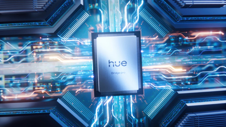 2x LED-Glühbirne E27 A60 8.1W = 75W 1100lm CCT + RGB SMART Smart Bluetooth ZigBee White und Color Ambiance + Bridge PRO Bridge + Philips HUE Remote Controller