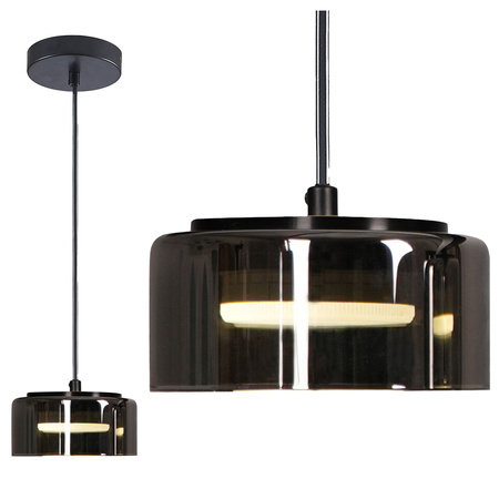 Hängende Decke Lampe Hanging GX53 Schwarz Ophelia Sanico Goldlux