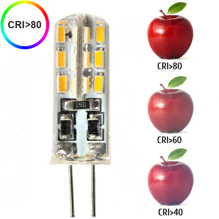 10x LED Kapseln G4, LED-Lampe 2W = 20W 200lm 270° 3000K warm LUMILED