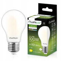 LED Lampen E27, Glühbirne A60 11W = 100W 1521lm 360° 4000K neutral Milch Glühfaden LUMILED