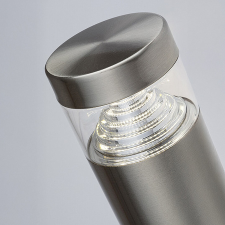 Gartenlampe LED Wandleuchte LISSABON 7W 4000K IP54 Zylindrisch Chrom RABALUX