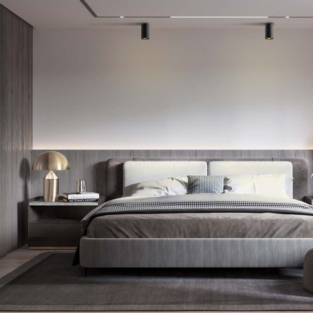 Aufbauleuchte Deckenleuchte LED Tube GU10 Schwarz VIDEOX