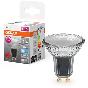 GU10 LED Leuchtmittel 7,9W = 51W 650lm 4000K Neutral 120° Dimmbar OSRAM SUPER STAR