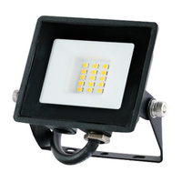 LED-Flutlicht Halogen 10W 735lm 6500K IP65 Schwarz Lampe LED2B MH ROT Kobi