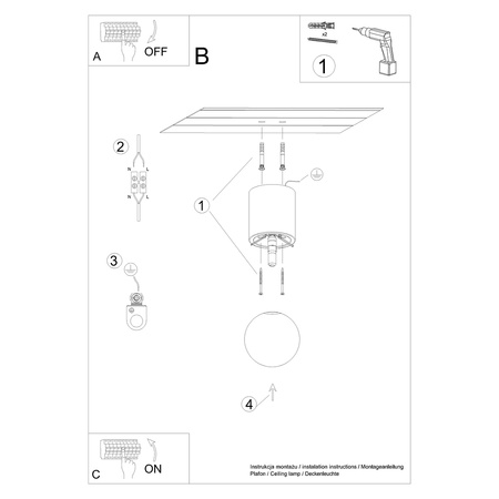 BOOMO 12 G9 Deckenleuchte aus Holz Modern SOLLUX