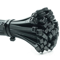 100x Kabelbinder 3.6x250mm Schwarz LUMILED