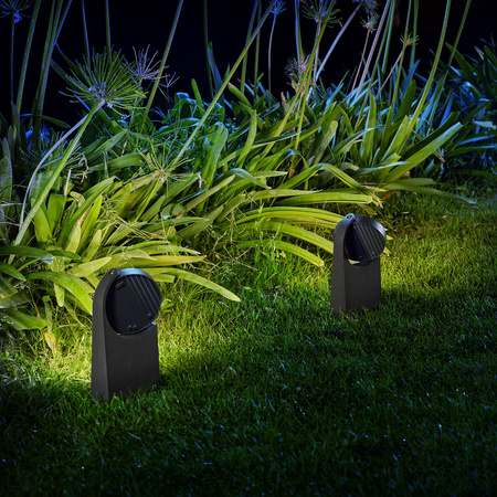 LED-Gartenleuchte für den Außenbereich MIMOZA myGarden 7W 2700K IP44 Anthrazit PHILIPS